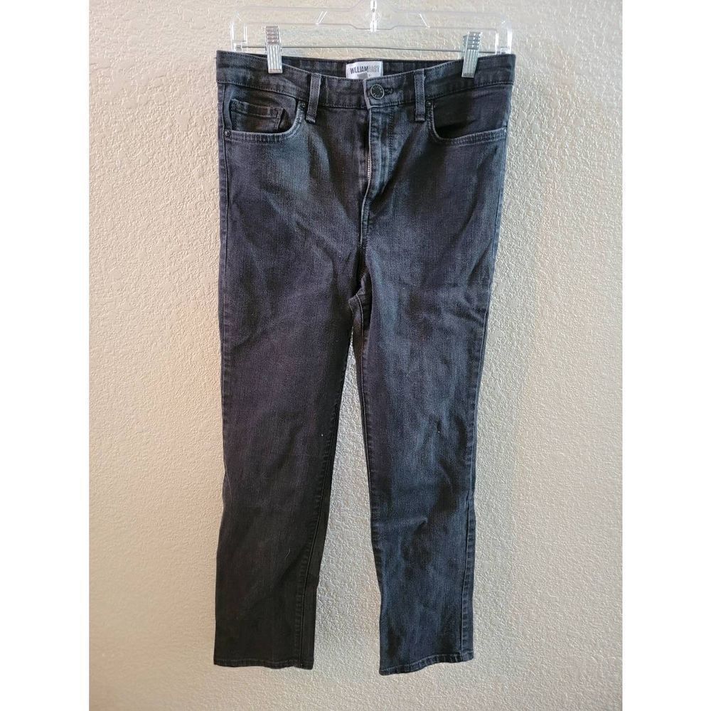 WilliamRast Women's Black Sculpted Hi-Rise Skinny Ankle Denim Jeans Size 29